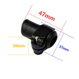 Maxbell Stick Pole External Lock Black for Mountaineering Snowshoeing Mount Climbing for 18 mm