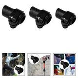 Maxbell Stick Pole External Lock Black for Mountaineering Snowshoeing Mount Climbing for 18 mm
