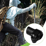 Maxbell Stick Pole External Lock Black for Mountaineering Snowshoeing Mount Climbing for 16 mm