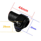 Maxbell Stick Pole External Lock Black for Mountaineering Snowshoeing Mount Climbing for 14 mm