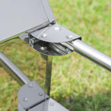 Maxbell Barbecue Grill Sturdy Foldable Charcoal Grill for Household Hiking Traveling