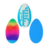Maxbell Surfboard Universal Room Decor for Pool Lake Boat Standing Wooden Surf Board sunset