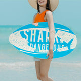 Maxbell Surfboard Universal Room Decor for Pool Lake Boat Standing Wooden Surf Board letter printed