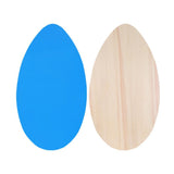 Maxbell Surfboard Universal Room Decor for Pool Lake Boat Standing Wooden Surf Board blue