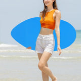 Maxbell Surfboard Universal Room Decor for Pool Lake Boat Standing Wooden Surf Board blue