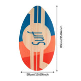 Maxbell Skimboard Shallow Water Small Surfboard for Beginners Teenagers Child Adults