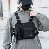 Maxbell Chest Bag Lightweight Water Resistant Chest Pack for Cycling Hiking Workouts