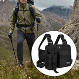 Maxbell Chest Bag Lightweight Water Resistant Chest Pack for Cycling Hiking Workouts