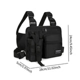 Maxbell Chest Bag Lightweight Water Resistant Chest Pack for Cycling Hiking Workouts
