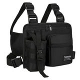 Maxbell Chest Bag Lightweight Water Resistant Chest Pack for Cycling Hiking Workouts