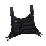 Maxbell Men Women Chest Rig Bag Adjustable Strap Front Pack Pouch for Cycling Travel