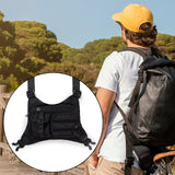 Maxbell Men Women Chest Rig Bag Adjustable Strap Front Pack Pouch for Cycling Travel