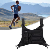 Maxbell Men Women Chest Rig Bag Adjustable Strap Front Pack Pouch for Cycling Travel