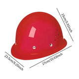 Maxbell Hard Hat Sturdy Breathable Thickened Work Helmet for Outdoor Adults Red