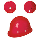 Maxbell Hard Hat Sturdy Breathable Thickened Work Helmet for Outdoor Adults Red