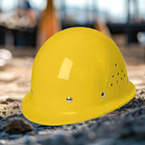 Maxbell Hard Hat Sturdy Breathable Thickened Work Helmet for Outdoor Adults Yellow