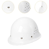 Maxbell Hard Hat Sturdy Breathable Thickened Work Helmet for Outdoor Adults White