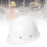 Maxbell Hard Hat Sturdy Breathable Thickened Work Helmet for Outdoor Adults White