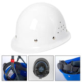 Maxbell Hard Hat Sturdy Breathable Thickened Work Helmet for Outdoor Adults White