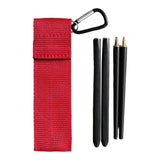 Maxbell Travel Chopsticks Foldable Multiple Use Wood Portable for Office Home Picnic Black