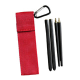 Maxbell Travel Chopsticks Foldable Multiple Use Wood Portable for Office Home Picnic Black