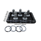 Maxbell Giant Tombstone Ring Toss Game Inflatable Halloween Decor for Kids Classroom