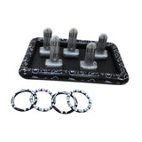 Maxbell Giant Tombstone Ring Toss Game Inflatable Halloween Decor for Kids Classroom