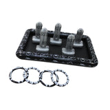 Maxbell Giant Tombstone Ring Toss Game Inflatable Halloween Decor for Kids Classroom