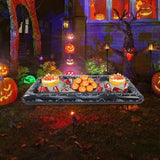 Maxbell Giant Tombstone Ring Toss Game Inflatable Halloween Decor for Kids Classroom