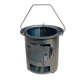 Maxbell Wood Burning Furnace Sturdy Outdoor Cooking Fire Pit for Beach Barbecue Home 35 cmx30 cm