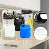 Maxbell 2L Plastic Jug Easy to Clean Heavy Duty Water Container for Liquids Home Oil milky white