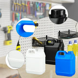 Maxbell 2L Plastic Jug Easy to Clean Heavy Duty Water Container for Liquids Home Oil milky white
