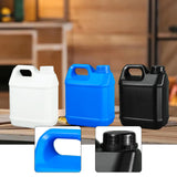 Maxbell 2L Plastic Jug Easy to Clean Heavy Duty Water Container for Liquids Home Oil milky white