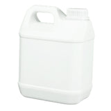 Maxbell 2L Plastic Jug Easy to Clean Heavy Duty Water Container for Liquids Home Oil milky white