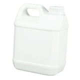 Maxbell 2L Plastic Jug Easy to Clean Heavy Duty Water Container for Liquids Home Oil milky white