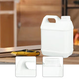 Maxbell 2L Plastic Jug Easy to Clean Heavy Duty Water Container for Liquids Home Oil milky white