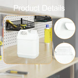 Maxbell 2L Plastic Jug Easy to Clean Heavy Duty Water Container for Liquids Home Oil milky white