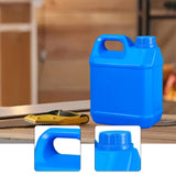 Maxbell 2L Plastic Jug Easy to Clean Heavy Duty Water Container for Liquids Home Oil blue