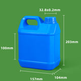 Maxbell 2L Plastic Jug Easy to Clean Heavy Duty Water Container for Liquids Home Oil blue