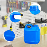 Maxbell 2L Plastic Jug Easy to Clean Heavy Duty Water Container for Liquids Home Oil blue