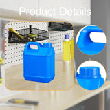 Maxbell 2L Plastic Jug Easy to Clean Heavy Duty Water Container for Liquids Home Oil blue