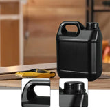Maxbell 2L Plastic Jug Easy to Clean Heavy Duty Water Container for Liquids Home Oil black