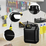 Maxbell 2L Plastic Jug Easy to Clean Heavy Duty Water Container for Liquids Home Oil black