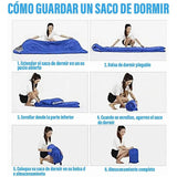 Maxbell Sleeping Bag Multipurpose Cold Weather or Warm for Hiking Outdoor Use Travel