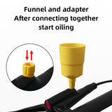 Maxbell 9Pcs MTB Bike Hydraulic Brake Bleeding Set for Road Cycling 60ml Brake Fluid