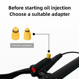 Maxbell 9Pcs MTB Bike Hydraulic Brake Bleeding Set for Road Cycling 60ml Brake Fluid