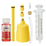 Maxbell 9Pcs MTB Bike Hydraulic Brake Bleeding Set for Road Cycling 60ml Brake Fluid