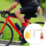 Maxbell 9Pcs MTB Bike Hydraulic Brake Bleeding Set for Road Cycling 60ml Brake Fluid