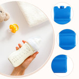 Maxbell 5 Pieces Ice Cooling Blocks AntiSlip Empty Ice Pack for Family Picnics Beach Blue