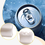 Maxbell 5 Pieces Ice Cooling Blocks AntiSlip Empty Ice Pack for Family Picnics Beach White